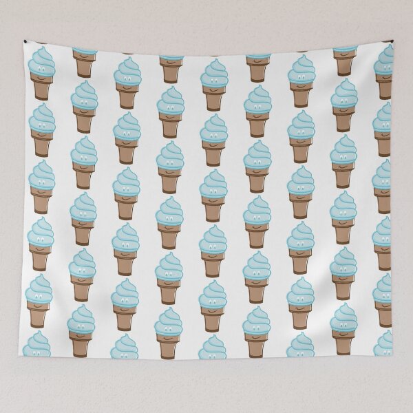 Item preview, Cute Blue Ice cream! designed and sold by square-lemon.