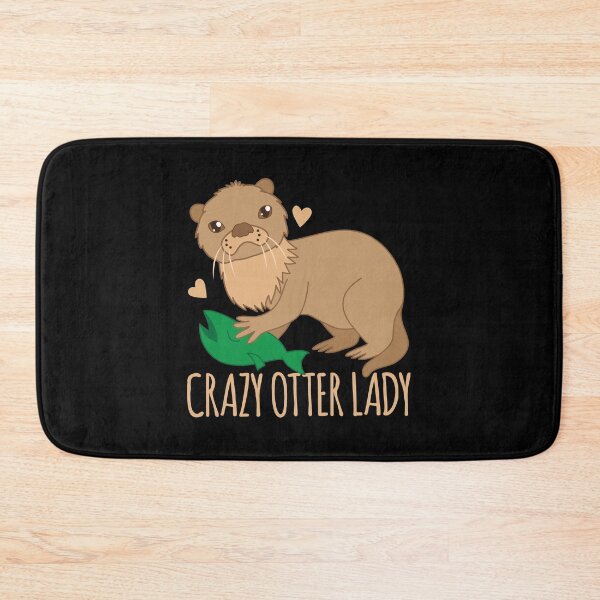 Item preview, Crazy otter lady latest floofy version designed and sold by jazzydevil.