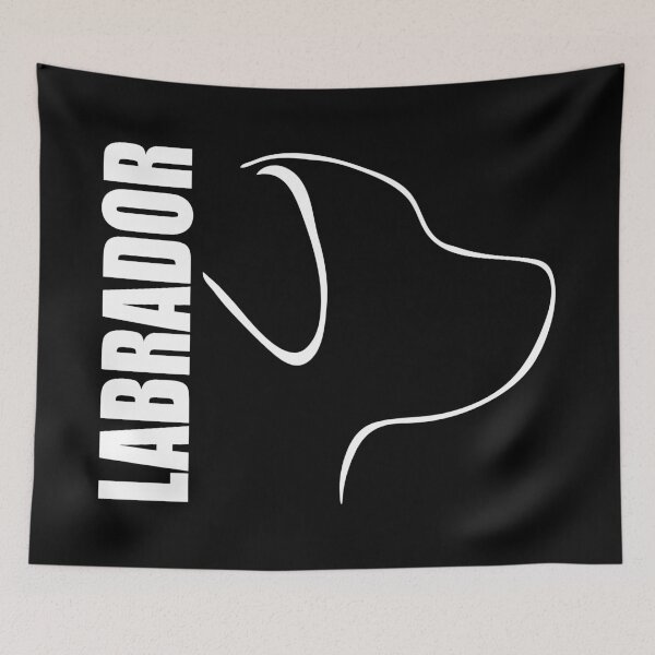 Item preview, LABRADOR RETRIEVER - outline profile designed and sold by dogarts.