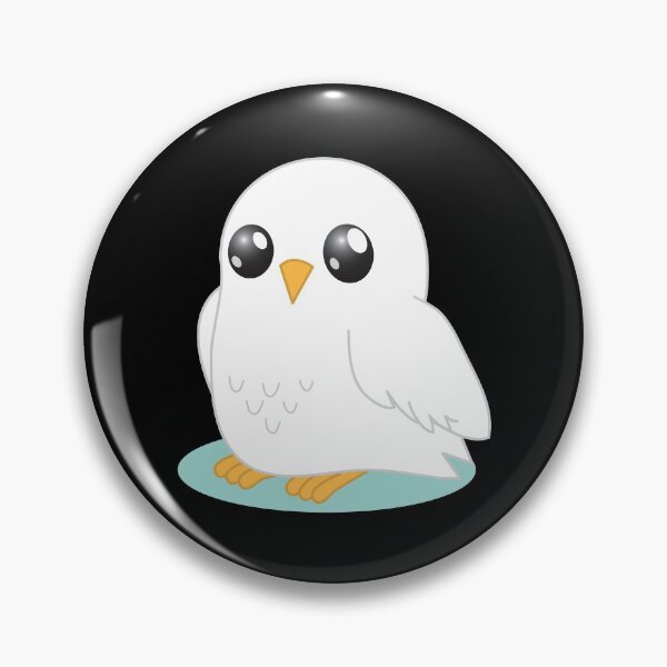 Item preview, Super cute white snowy owl designed and sold by jazzydevil.