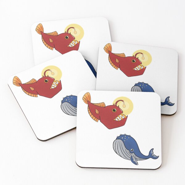 Item preview, Angler fish and whale designed and sold by Artistic-Sins.