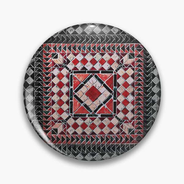 Aperçu de l'œuvre Mosaic Paving - Rouge et Noir créée et vendue par DevonEagle.