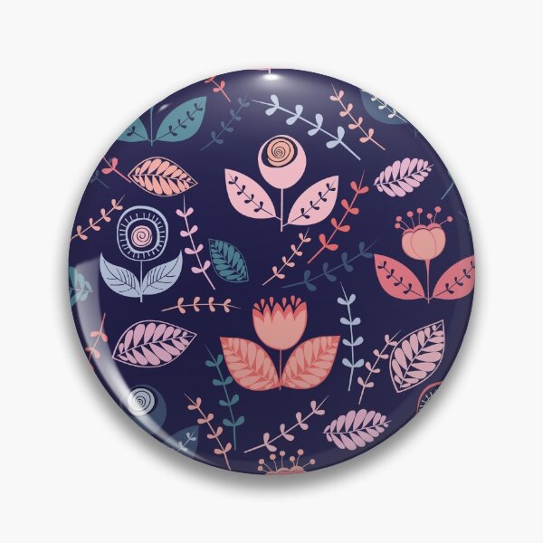 Item preview, Scandinavian Floral Pattern designed and sold by Primroaddesigns.