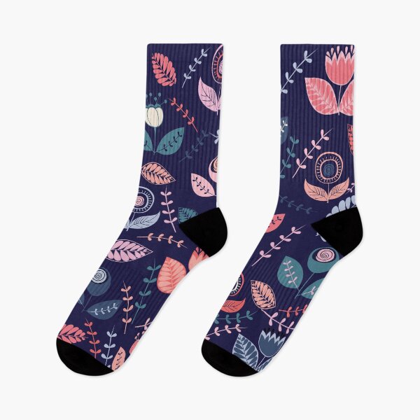 Item preview, Scandinavian Floral Pattern designed and sold by Primroaddesigns.