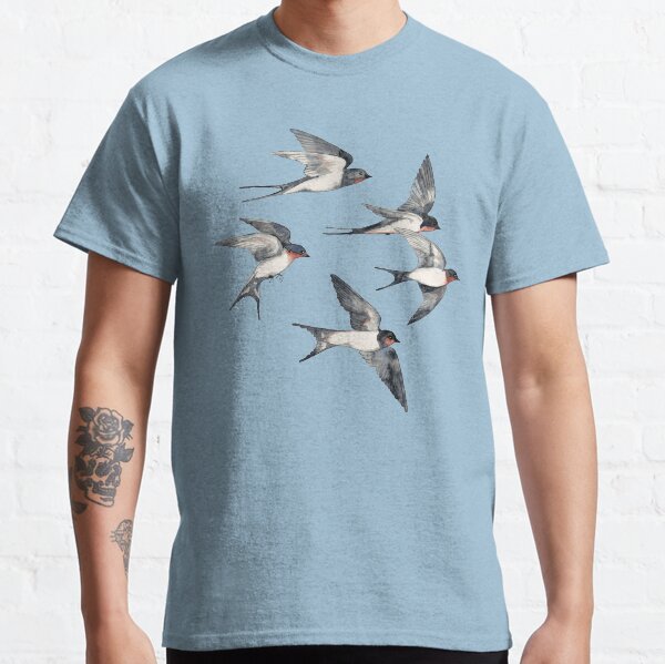 Blue Sky Swallow Flight Classic T-Shirt