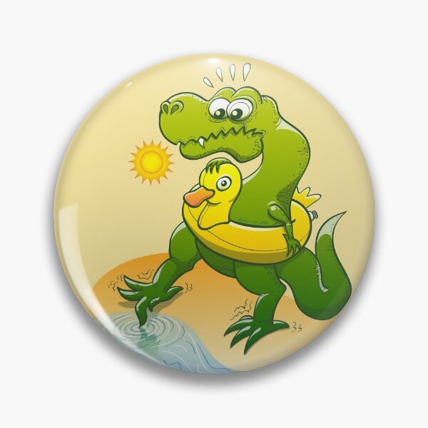 Item preview, Tyrannosaurus Rex Dipping a Toe in Water designed and sold by Zoo-co.