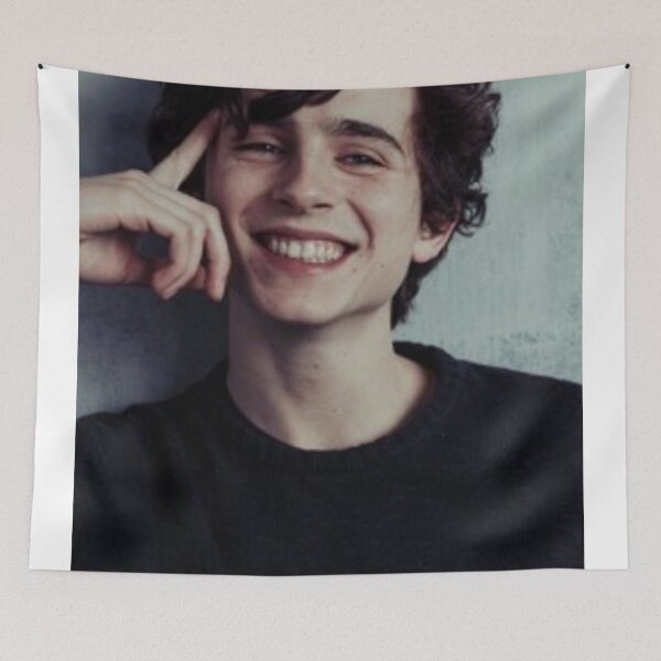 Item preview, timothee chalamet smiling designed and sold by aesthetic--art.