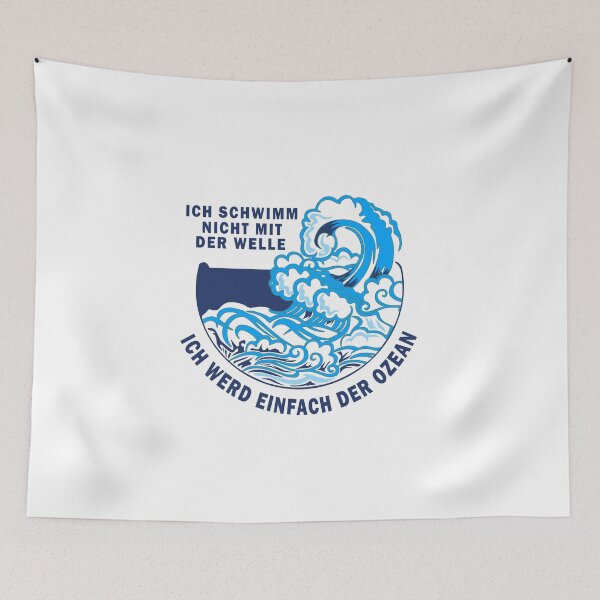 Item preview, I don't swim with the wave! I just become the ocean shirt designed and sold by gideonm.