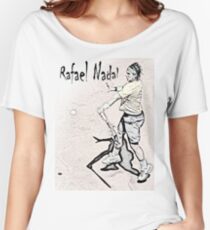 Forehand stroke (Rafael Nadal) Women's Relaxed Fit T-Shirt