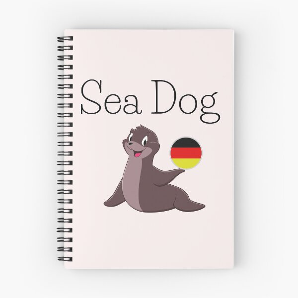 Item preview, Seal Seehund (Sea Dog) in German with Deutsche Flagge Ball designed and sold by Time4German.