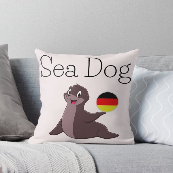 Item preview, Seal Seehund (Sea Dog) in German with Deutsche Flagge Ball designed and sold by Time4German.