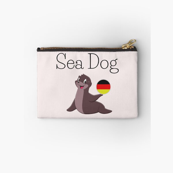 Item preview, Seal Seehund (Sea Dog) in German with Deutsche Flagge Ball designed and sold by Time4German.