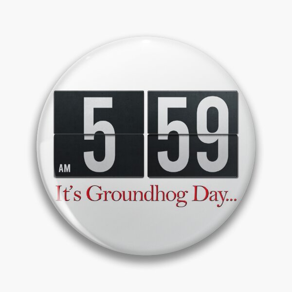 Item preview, It's Groundhog Day Alarm Clock designed and sold by digitalknight.