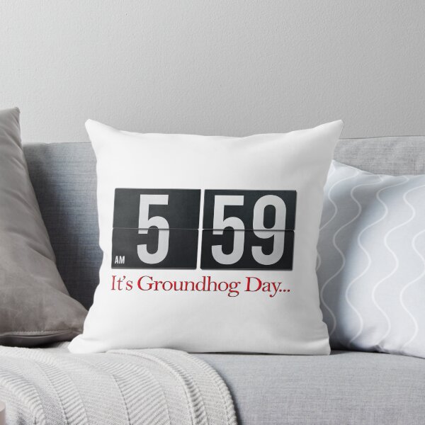 Item preview, It's Groundhog Day Alarm Clock designed and sold by digitalknight.