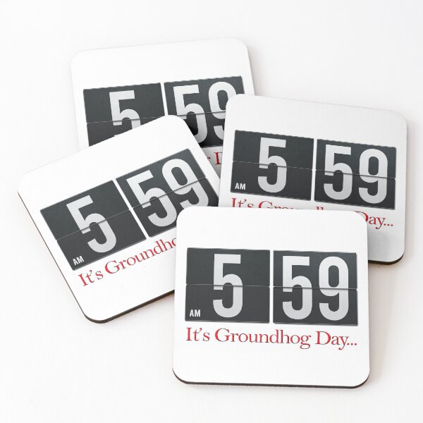 Item preview, It's Groundhog Day Alarm Clock designed and sold by digitalknight.