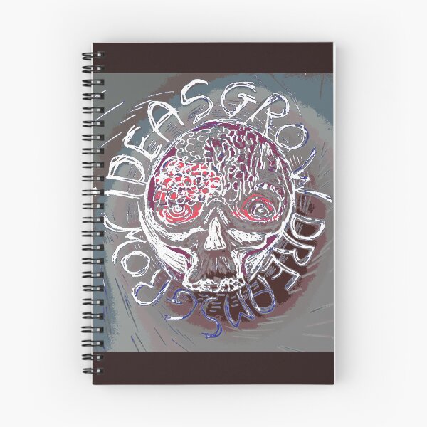 Item preview, PUNK SKULL IDEAS GROW DREAMS designed and sold by ROCKNROLLSAILOR.