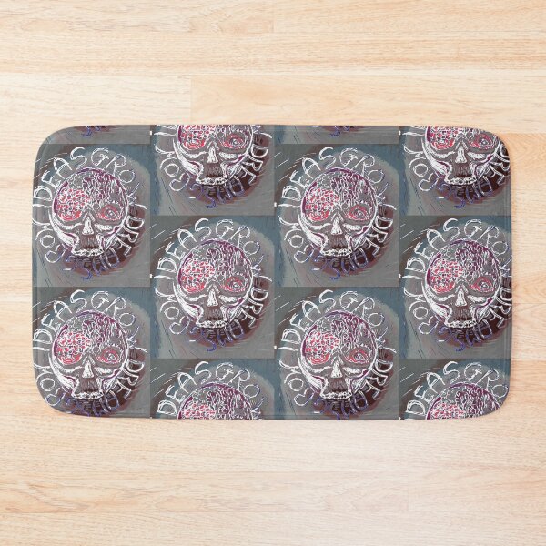 Item preview, PUNK SKULL IDEAS GROW DREAMS designed and sold by ROCKNROLLSAILOR.