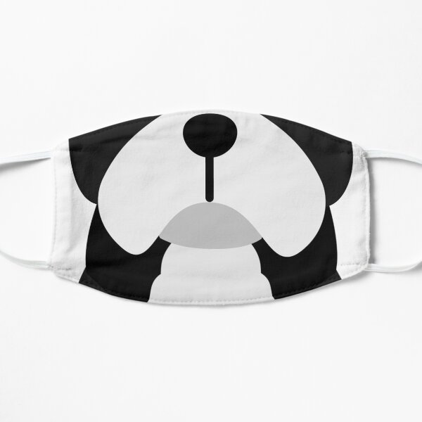 Boston Terrier Funny Face Mask Flat Mask