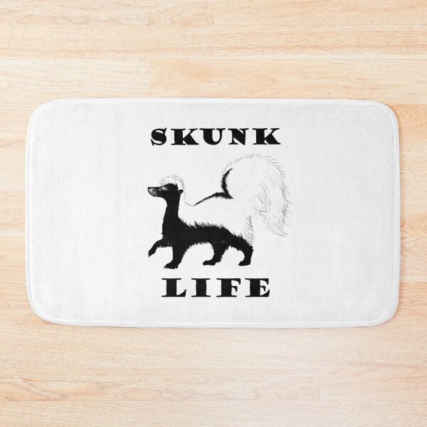 Item preview, Skunk Life (black on white version) designed and sold by NinGaui.