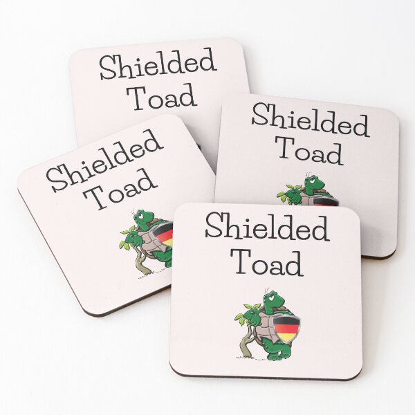 Item preview, Turtle Schildkröte (Shielded Toad) auf Deutsch with German Shield designed and sold by Time4German.