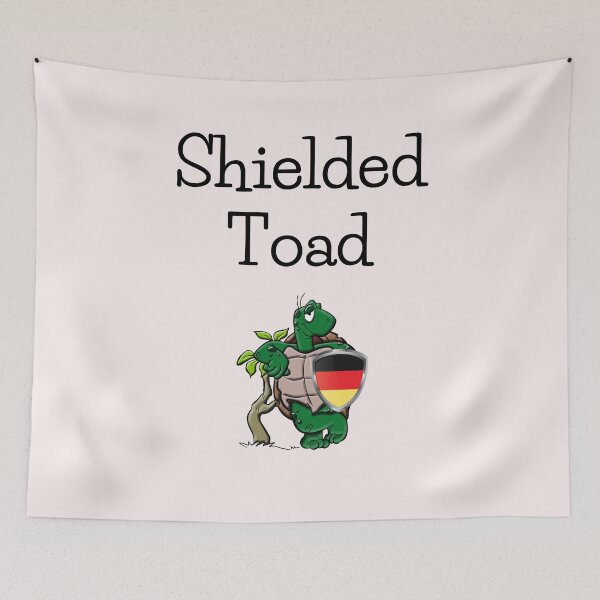Item preview, Turtle Schildkröte (Shielded Toad) auf Deutsch with German Shield designed and sold by Time4German.
