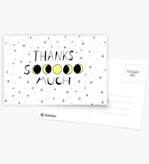 Postales Moons of Thanks