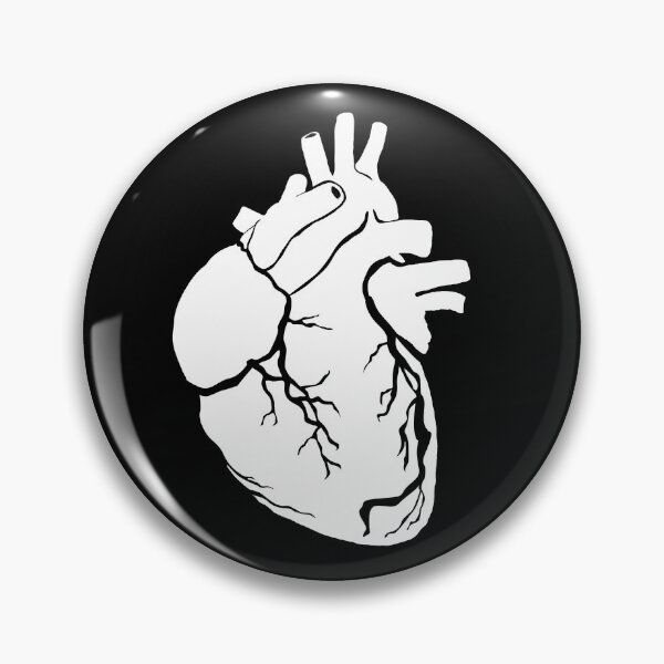 Item preview, Anatomical heart design, white designed and sold by BunDesigns.
