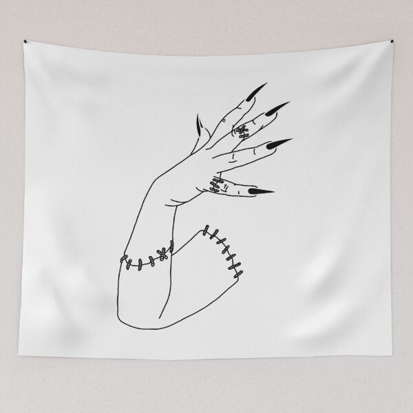 Item preview, LEND A HAND / WHITE designed and sold by strangeunusuals.