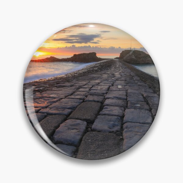 Item preview, Setting sun at Bude Breakwater designed and sold by bitm2007.