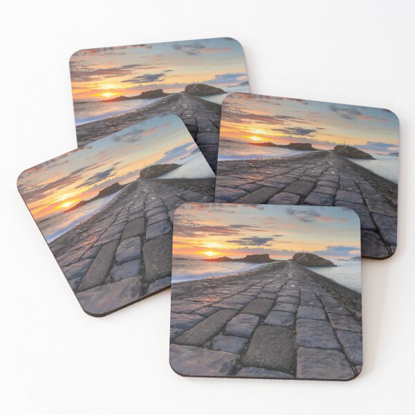 Item preview, Setting sun at Bude Breakwater designed and sold by bitm2007.