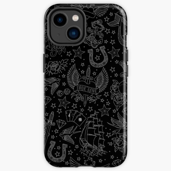 Tattoos in Black iPhone Tough Case