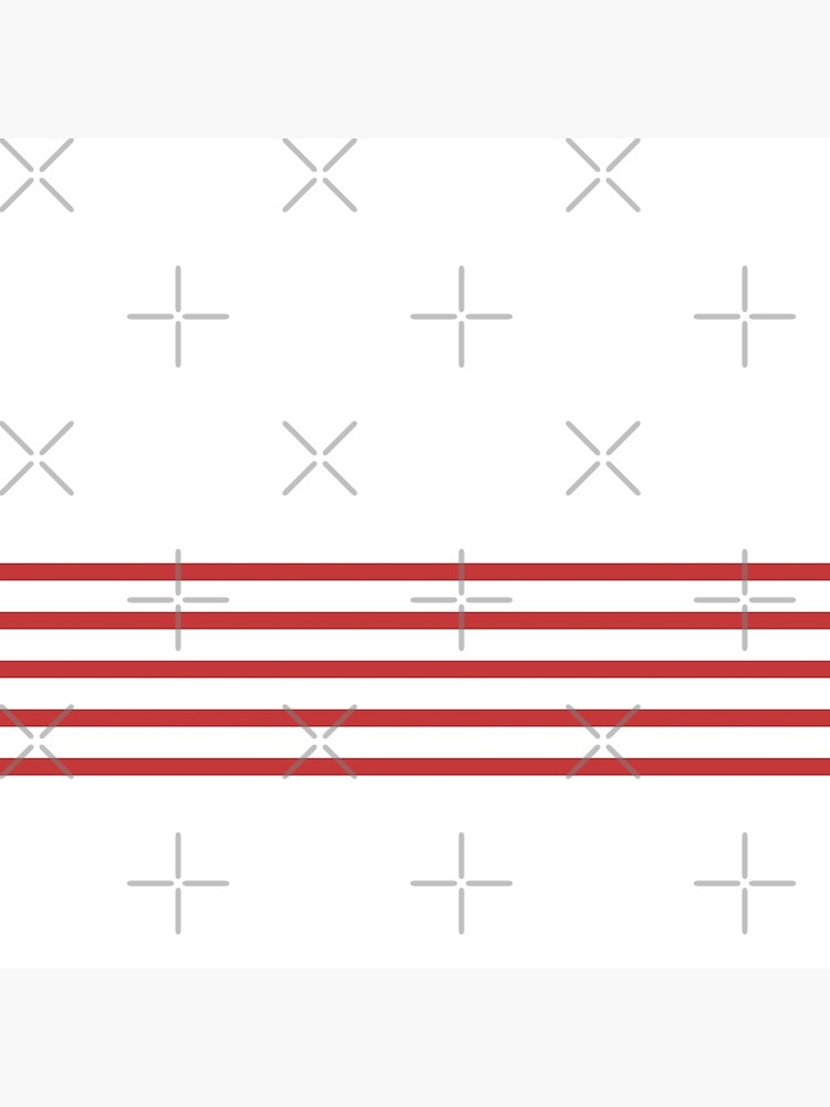 Trendy White and Red Stripes Design by EveStock