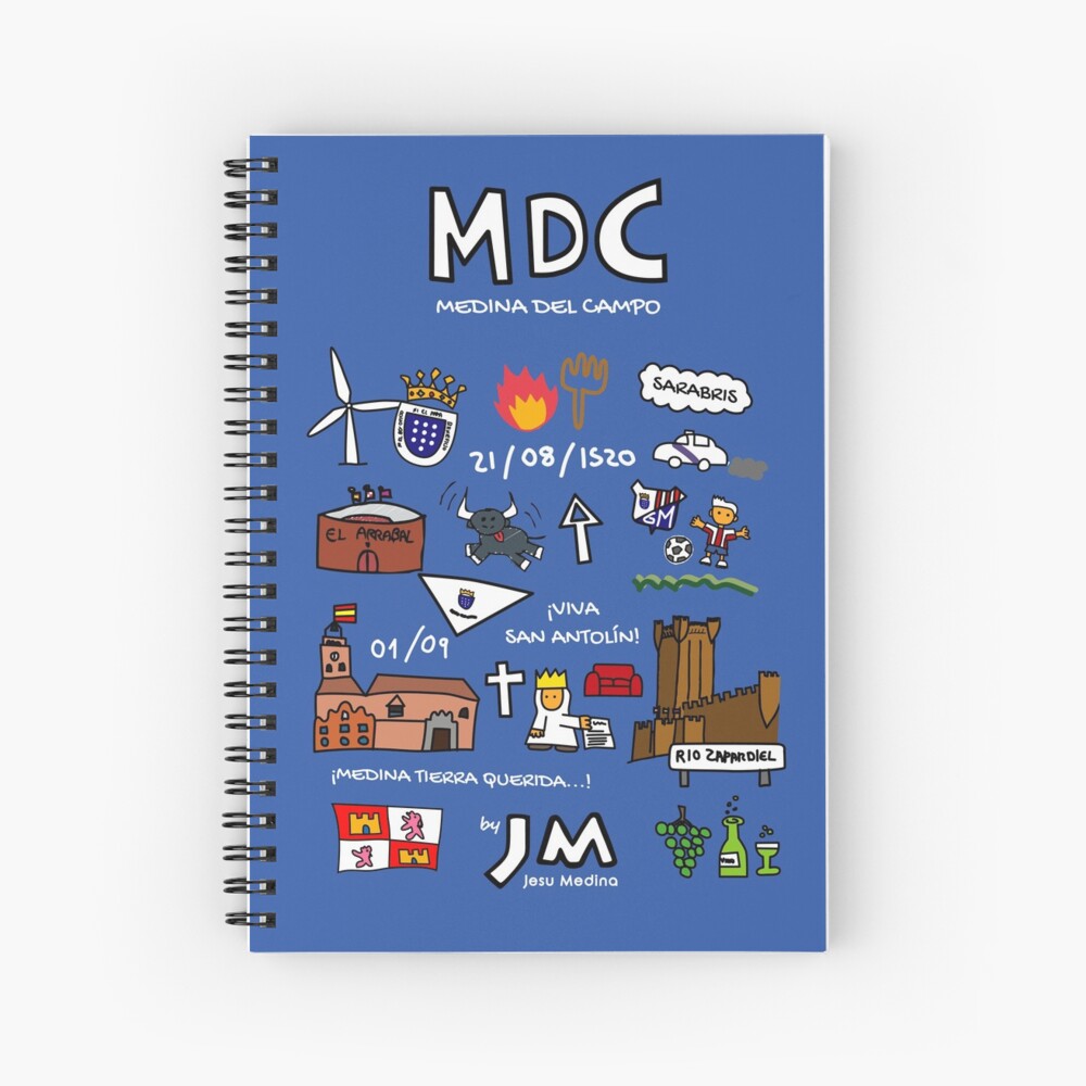 Diseño Medina del Campo (Valladolid) Cuaderno de espiral
