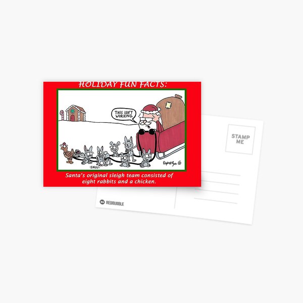 Santa's Original Team Postcard