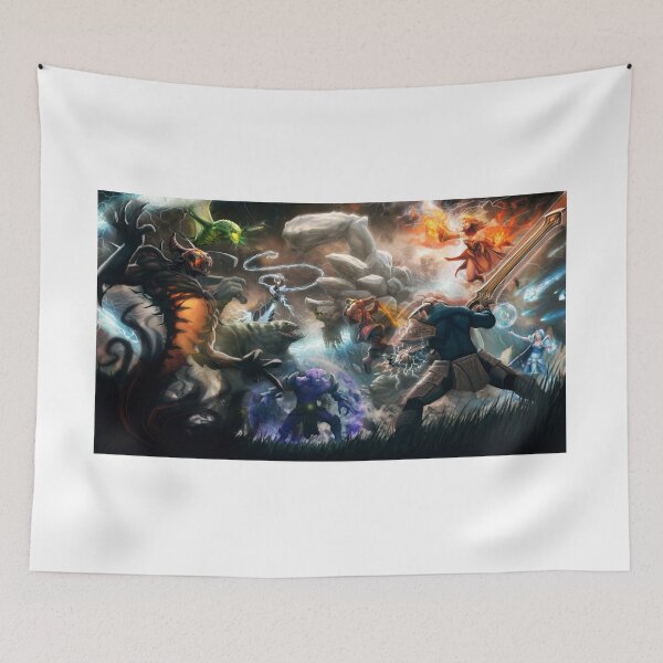 Item preview, Dota 2 Heroes Fight Art designed and sold by Artem322.