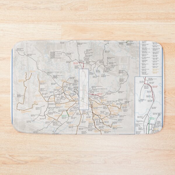 Item preview, Sydney Tramways – A Cartographic History  designed and sold by trainsandtrams.