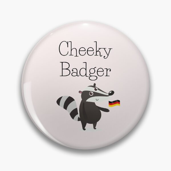 Item preview, Cheeky Monkey Cheeky badger (Frechdachs auf Deutsch) with German Flag designed and sold by Time4German.