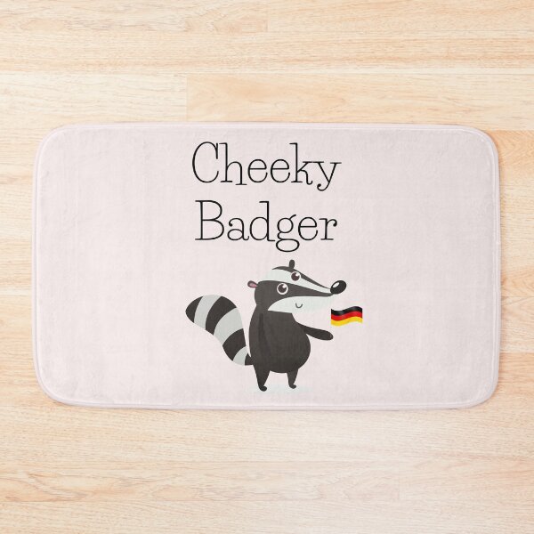 Item preview, Cheeky Monkey Cheeky badger (Frechdachs auf Deutsch) with German Flag designed and sold by Time4German.