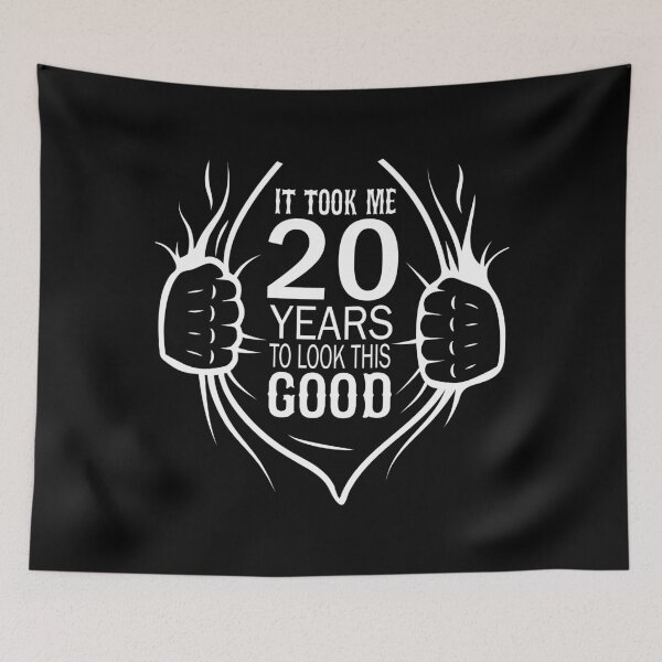 Item preview, It Took Me 20 Years To Look This Good Gift For 20th Birthday graphic designed and sold by Grabitees.
