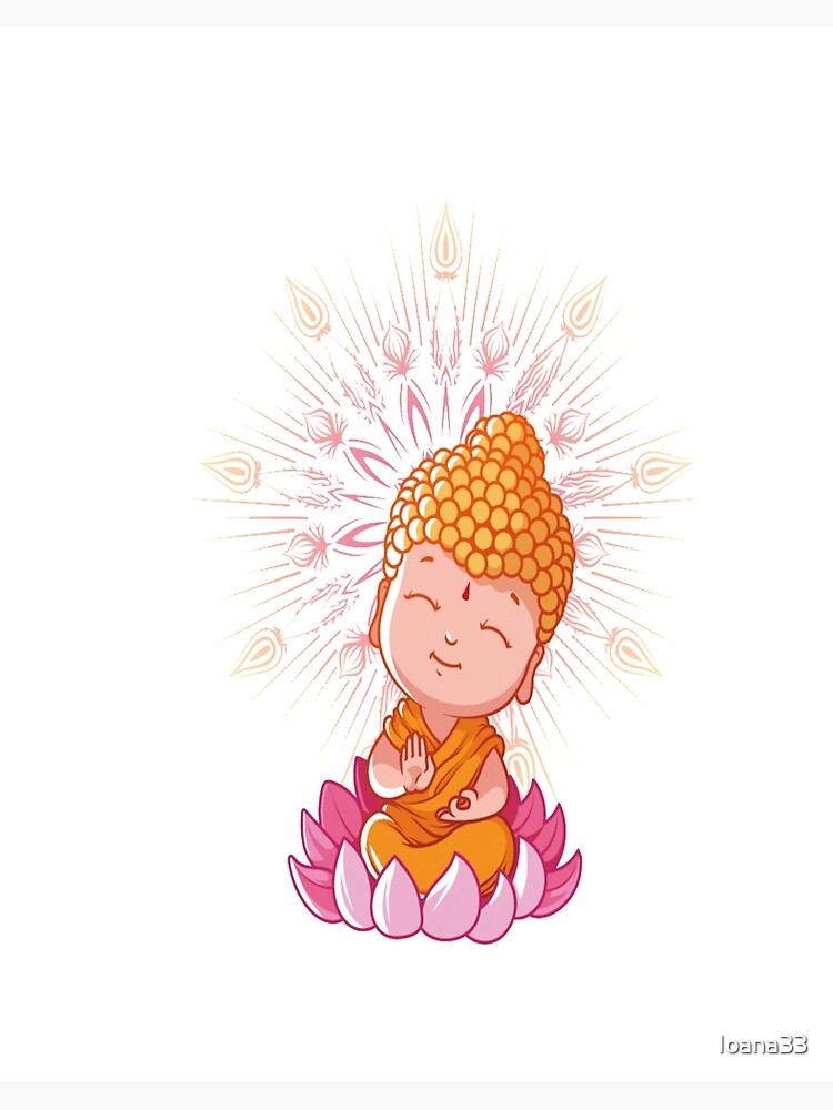 Buddhist monk cartoon