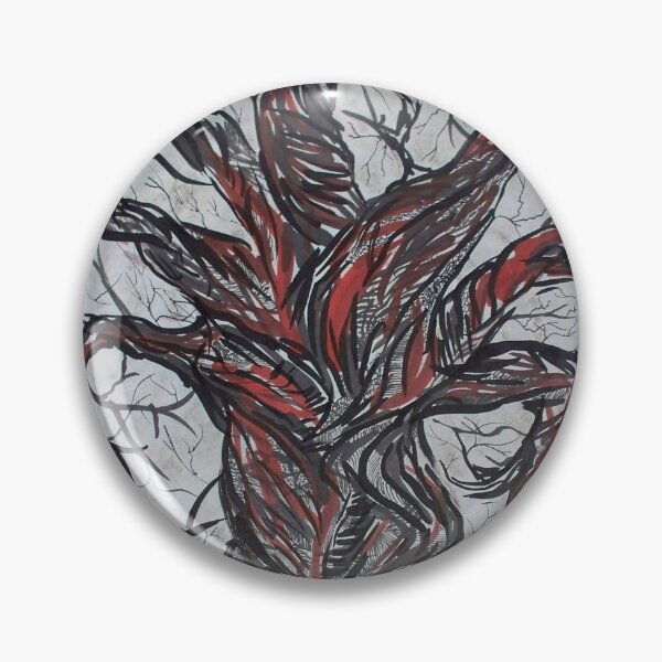Item preview, wicked spooky inked tree art designed and sold by Jennifer Stedman.