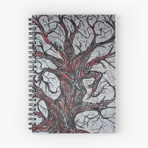 Item preview, wicked spooky inked tree art designed and sold by Jennifer Stedman.
