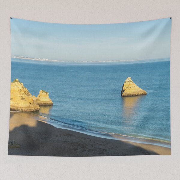Item preview, Gold Coast Algarve Classics - Vast Oceanscape from the Clifftops Above Praia Dona Ana in Lagos Portugal designed and sold by Georgia Mizuleva.