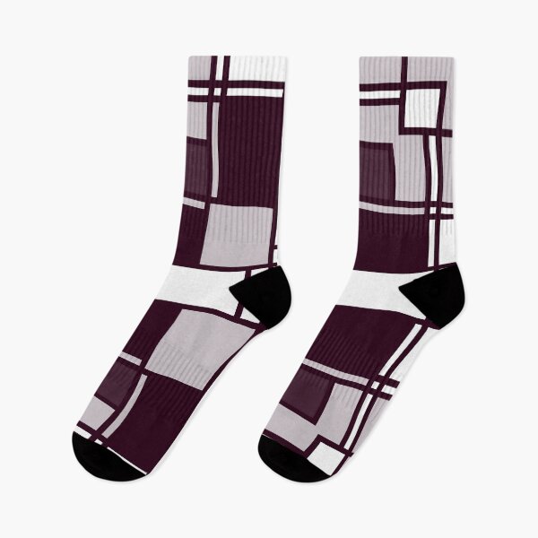 Item preview, Neoplasticism art deco pattern in pinkish gray grey designed and sold by aapshop.