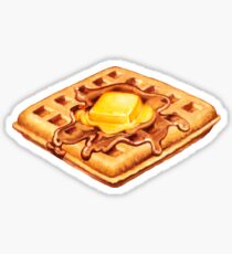Waffle Pattern Sticker