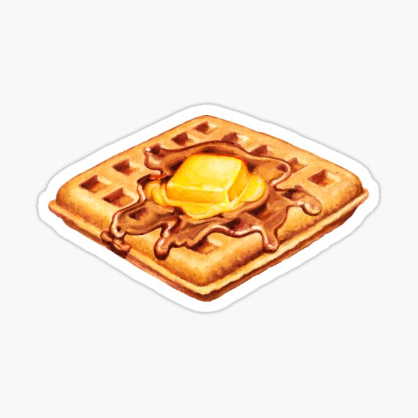 Waffle Pattern Sticker