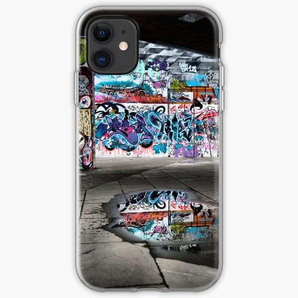 London Southbank Skate Graffiti iPhone Soft Case