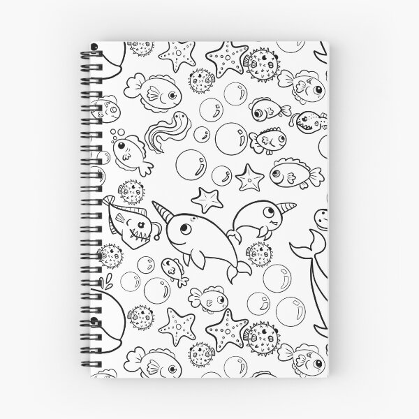 Item preview, Ocean life Colouring page designed and sold by Artistic-Sins.