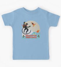 Krampus Greetings III Kids Tee