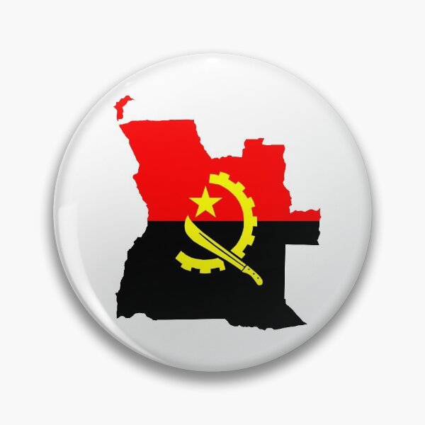 Item preview, Angola flag map designed and sold by tony4urban.
